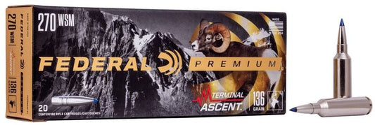 BALA FEDERAL TERMINAL ASCENT - 270 WSM - 136 GRAINS