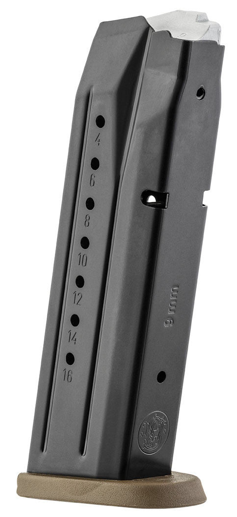 CARGADOR METÁLICO SMITH & WESSON M&P 17R (BASE MARRÓN) - 9MM. (1)