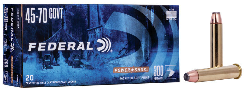 BALA FEDERAL Power-Shok - 45-70 Govt - 300 grains - SP & 45-70 Govt - 300 grains - SP