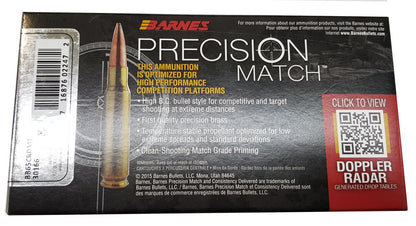 BALAS BARNES PRECISION MATCH - 6.5 CREEDMOOR - 140 GRAINS (4)