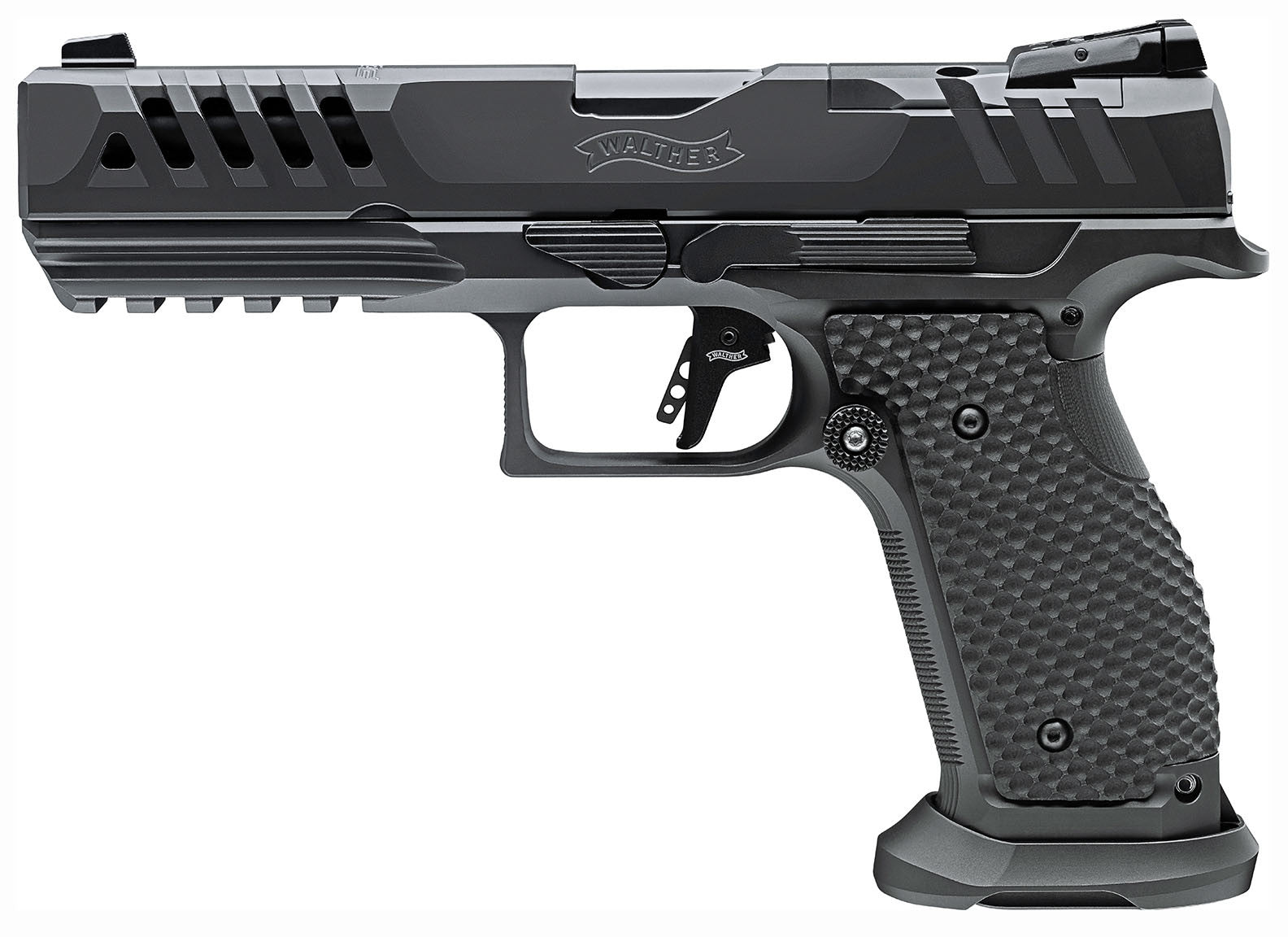 Pistolas Walther 9 mm e 22 Lr cal para tiro – Carbin