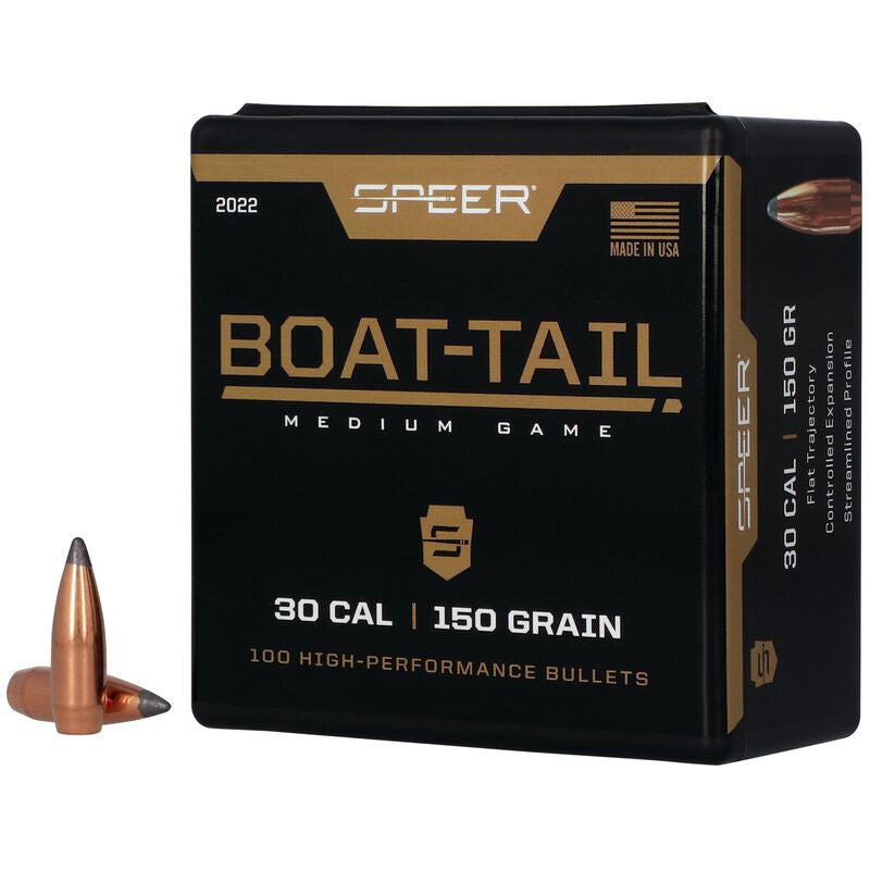 Puntas de bala SPEER Boat-Tail - .308" - 150 grains (2)