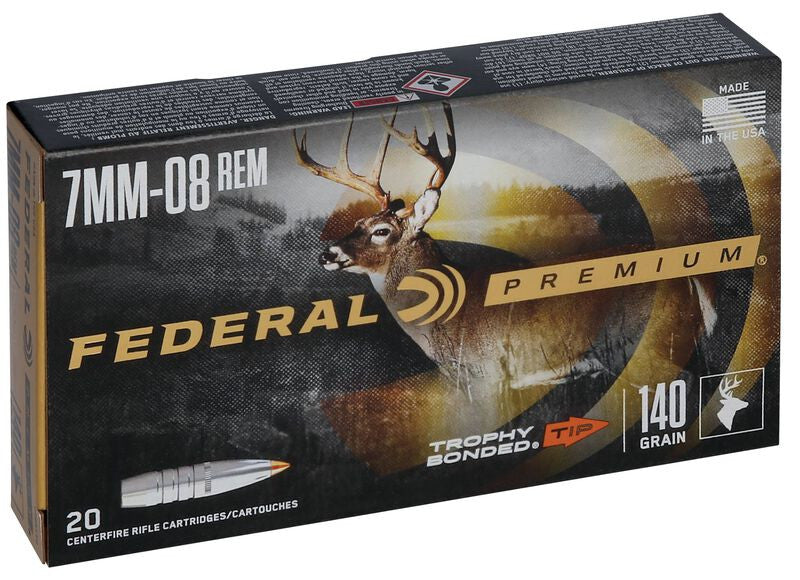 BALA FEDERAL Trophy Bonded Tip - 7mm-08 - 140 grains (5)