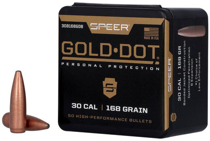 PUNTAS DE BALA SPEER GOLD DOT SP - .308" - 168 GRAINS (2)