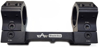 MONTURA APEL TÁCTICA BLACK-LINE 20 MOA PARA PICATINNY (4)