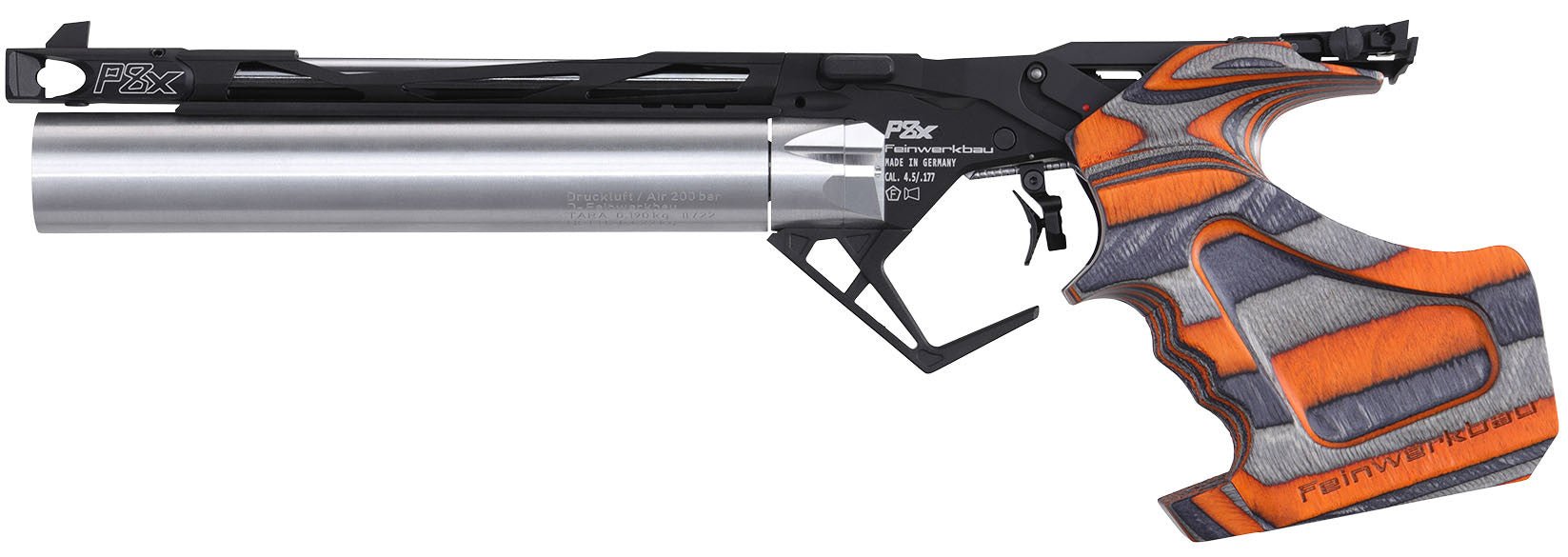 PISTOLA FEINWERKBAU P8X NARANJA - M (2)