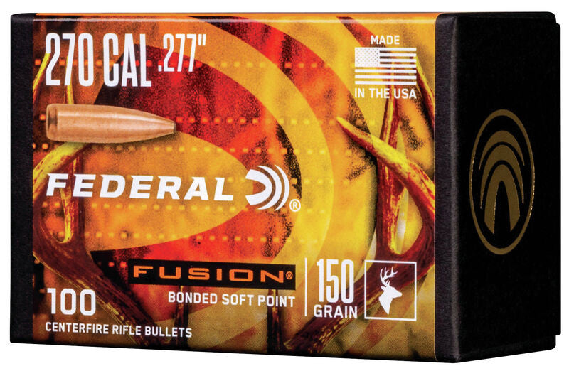 PUNTAS DE BALA FEDERAL FUSION - .277" - 150 GRAINS (2)