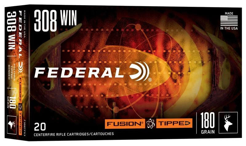 BALA FEDERAL FUSION TIPPED - 308 WIN. - 180 GRAINS (3)