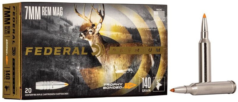 BALA FEDERAL Trophy Bonded Tip - 7mm. Rem. Mag. - 140 grains & 7mm. Rem. Mag. - 140 grains