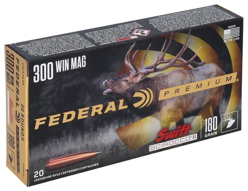 BALA FEDERAL Swift Scirocco II - 300 Win. Mag. - 180 grains & 300 Win. Mag. - 180 grains