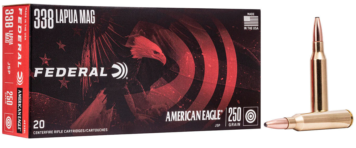 BALA FEDERAL American Eagle - 338 Lapua Mag. - 250 grains - JSP & 338 Lapua Mag. - 250 grains - JSP