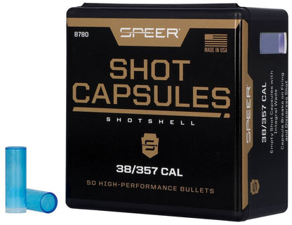 CÁPSULAS PARA PERDIGONES SPEER - 38 SPECIAL / 357 MAGNUM (2)