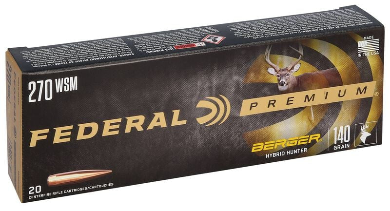 BALA FEDERAL BERGER HIBRID HUNTER - 270 WSM - 140 GRAINS (4)