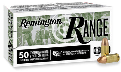 BALA REMINGTON RANGE - 9MM - FMJ & 124 grains - FMJ