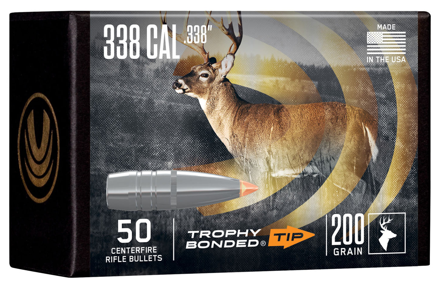 PUNTAS DE BALA FEDERAL TROPHY BONDED TIP - .338" - 200 GRAINS