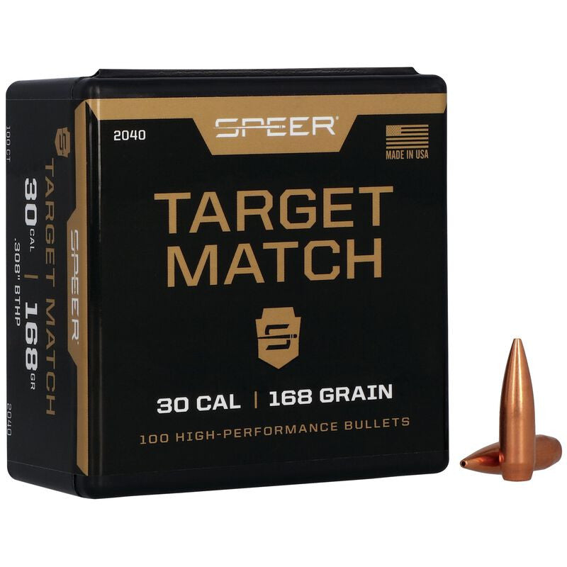 Puntas de bala SPEER Target Match - .308" - 168 grains & 168 grains