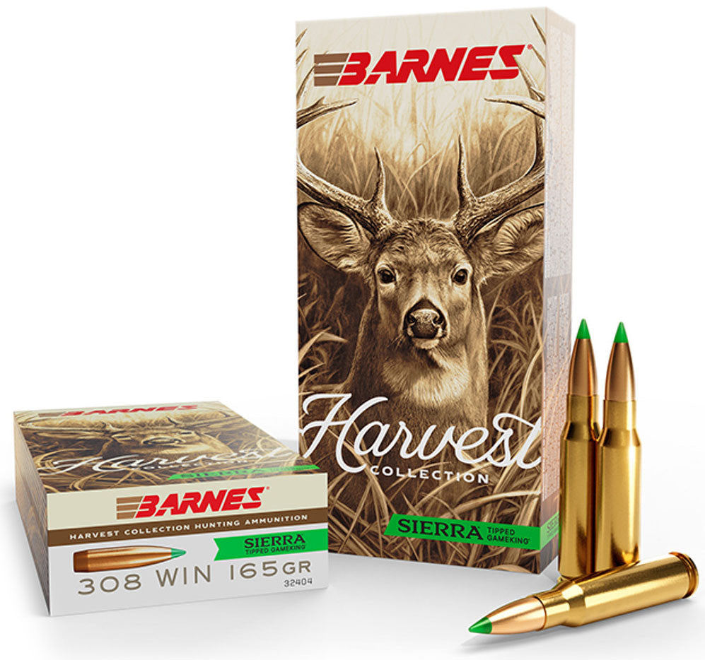 BALAS BARNES HARVEST COLLECTION SIERRA TIPPED GAMEKING - 308 WIN. - 165 GRAINS