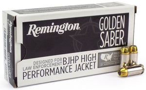 BALA REMINGTON GOLDEN SABER BONDED BJHP - 9MM & 124 grains