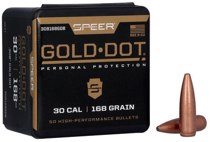 PUNTAS DE BALA SPEER GOLD DOT SP - .308" - 168 GRAINS