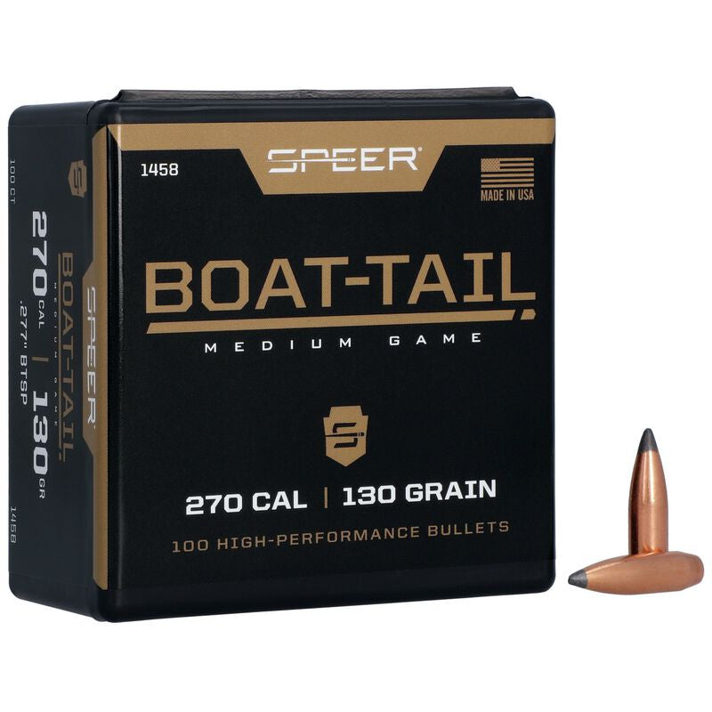 PUNTAS DE BALA SPEER BOAT-TAIL - .277" - 130 GRAINS & .277" - 130 grains