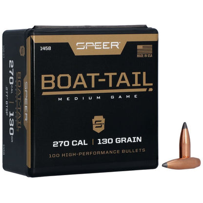 PUNTAS DE BALA SPEER BOAT-TAIL - .277" - 130 GRAINS & .277" - 130 grains