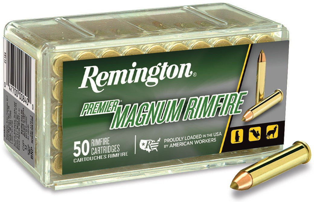 BALA REMINGTON PREMIER MAGNUM RIMFIRE ACCUTIP-V - 22 MAGNUM & 33 grains