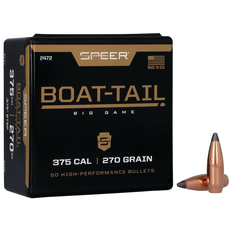 PUNTAS DE BALA SPEER BOAT-TAIL - .375" - 270 GRAINS & .375" - 270 grains