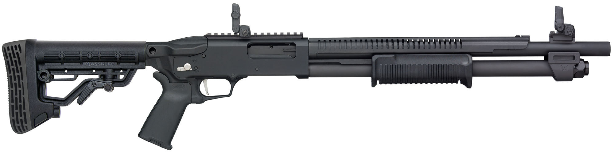 MOSSBERG 590R 7T Slide Shotgun - 12/76 – Carbin