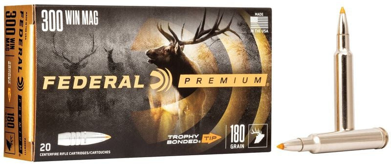 BALA FEDERAL Trophy Bonded Tip - 300 Win. Mag. - 180 grains & 300 Win. Mag. - 180 grains