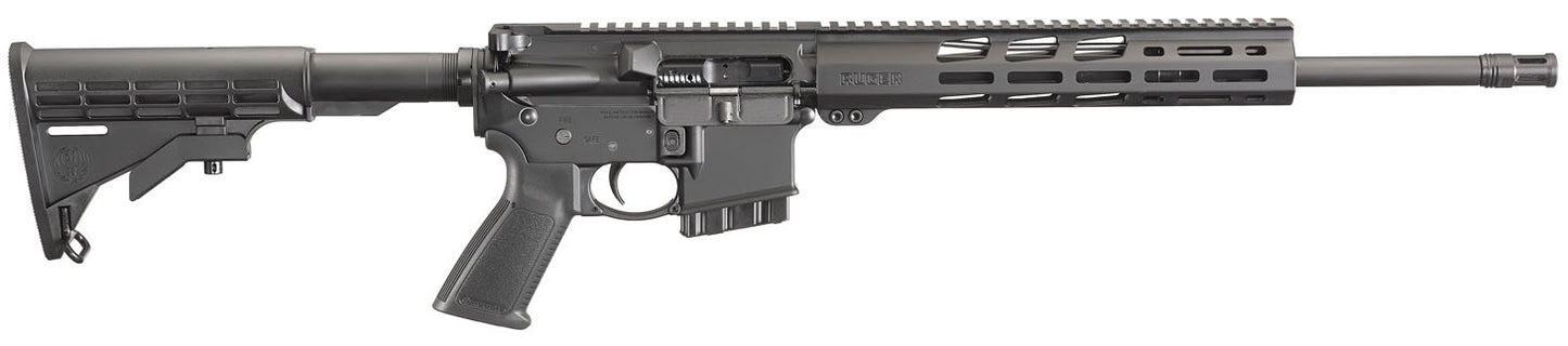RIFLE SEMIAUTOMÁTICO RUGER AR-556 FREE-FLOAT HANDGUARD - 300 AAC BLK (7)