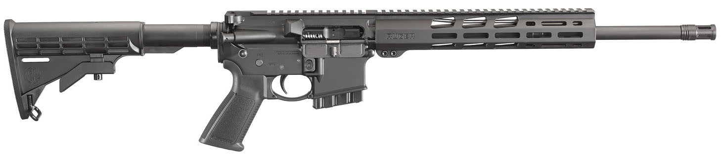 RIFLE SEMIAUTOMÁTICO RUGER AR-556 FREE-FLOAT HANDGUARD - 300 AAC BLK (7)