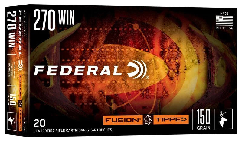 BALA FEDERAL FUSION TIPPED - 270 WIN. - 150 GRAINS (3)