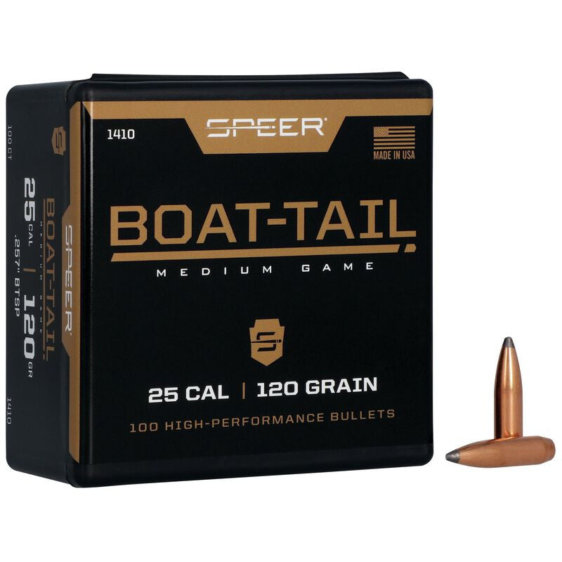 PUNTAS DE BALA SPEER BOAT-TAIL - .257" - 120 GRAINS & .257" - 120 grains