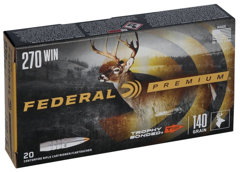 BALA FEDERAL Trophy Bonded Tip - 270 Win. - 140 grains (5)