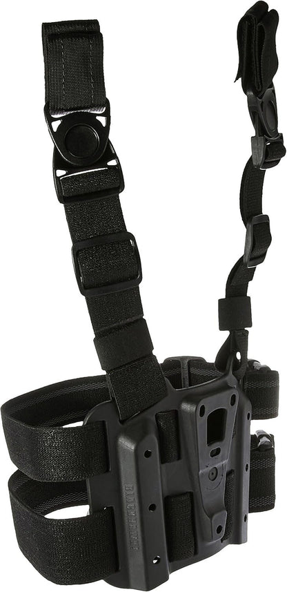 PLATAFORMA TÁCTICA BLACKHAWK PARA FUNDAS SERPA O CQC (2) & Black