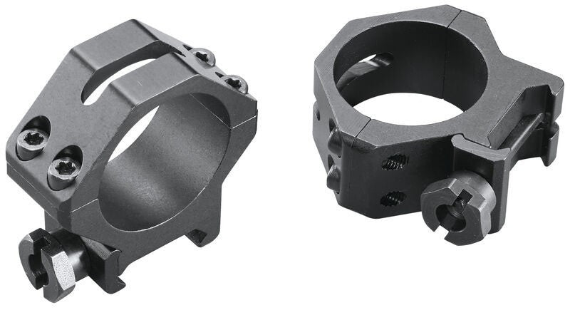 JUEGO DE ANILLAS WEAVER TÁCTICA SKELETON 4 TORNILLOS 30MM. [FIJAS] BAJAS & Bajas