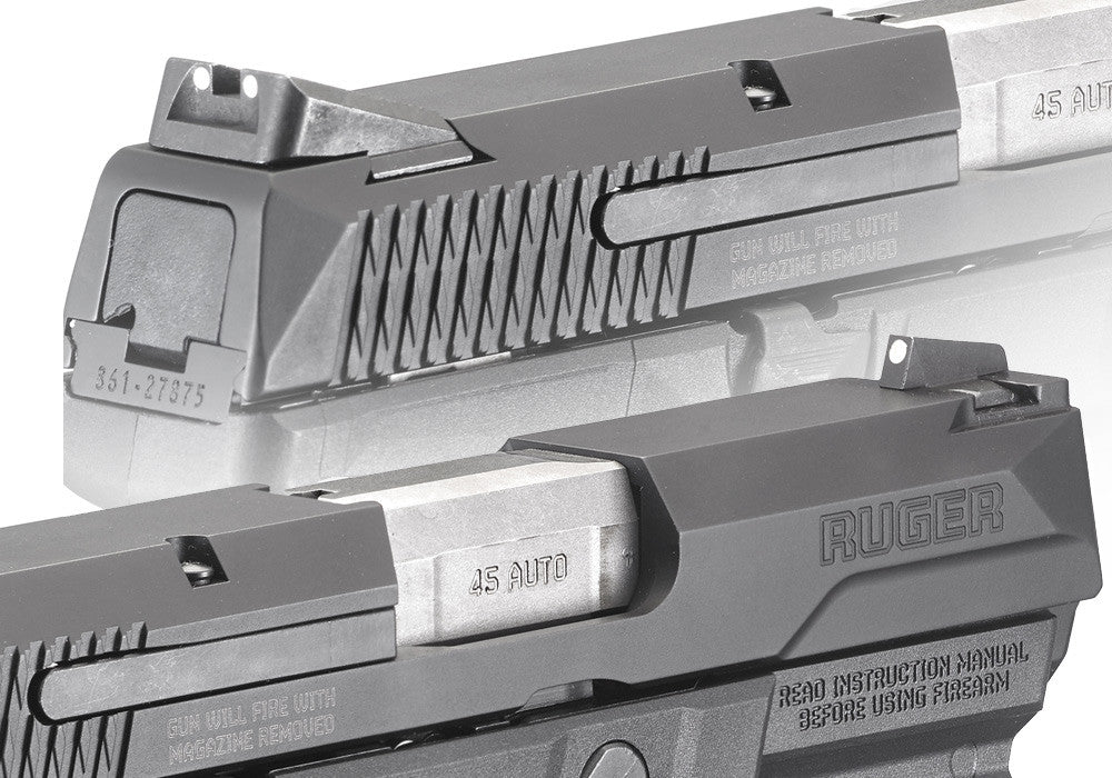 PISTOLA RUGER AMERICAN COMPACT 3.55” CON SEGURO MANUAL - 9MM.