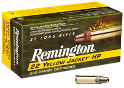 BALA REMINGTON 22 LR YELLOW JACKET HIPER VELOCIDAD & Hiper Velocidad