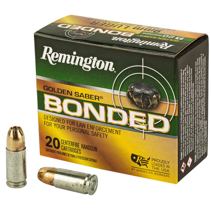 BALA REMINGTON GOLDEN SABER BONDED BJHP - 9MM & 147 grains