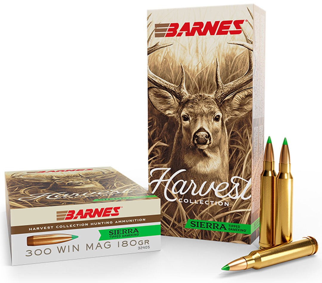 BALAS BARNES HARVEST COLLECTION SIERRA TIPPED GAMEKING - 300 WIN. MAG. - 180 GRAINS