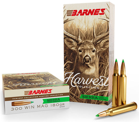 BALAS BARNES HARVEST COLLECTION SIERRA TIPPED GAMEKING - 300 WIN. MAG. - 180 GRAINS