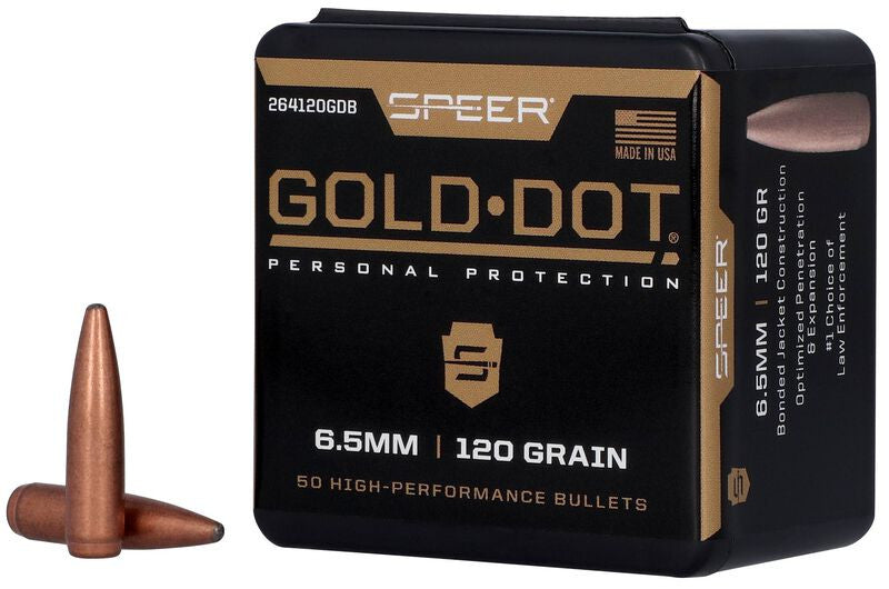 PUNTAS DE BALA SPEER GOLD DOT SP - .264" - 120 GRAINS (2)