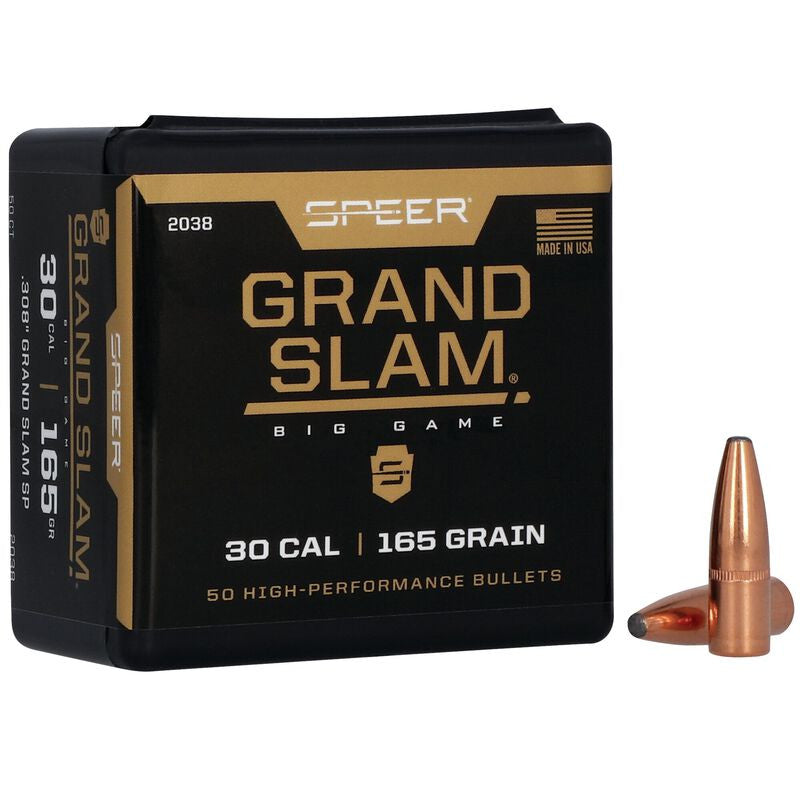 PUNTAS DE BALA SPEER GRAND SLAM - .308" - 165 GRAINS & 165 grains