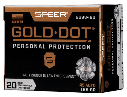 BALAS SPEER GOLD DOT - 45 ACP - 185 GRAINS - GDHP (3)