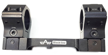 MONTURA APEL TÁCTICA BLACK-LINE 20 MOA PARA PICATINNY (3)