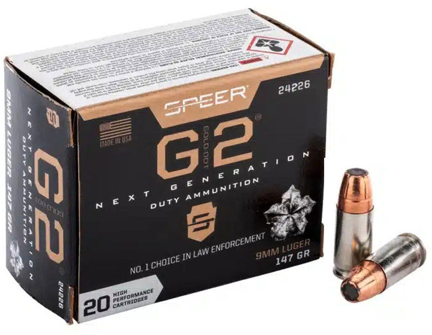 BALAS SPEER GOLD DOT G2 - 9MM. - 147 GRAINS - G2