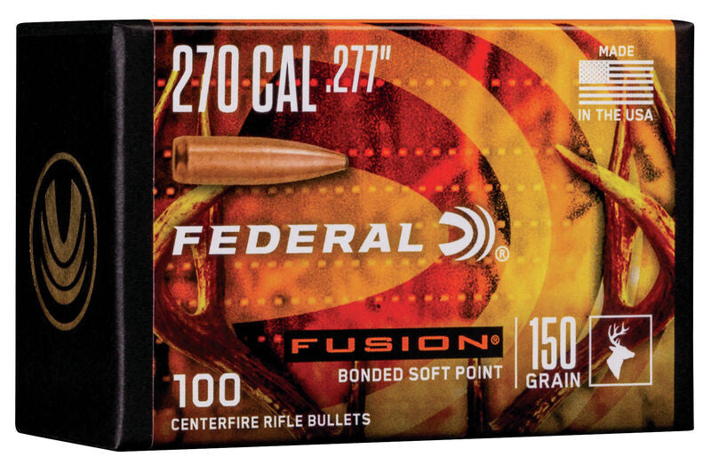 PUNTAS DE BALA FEDERAL FUSION - .277" - 150 GRAINS