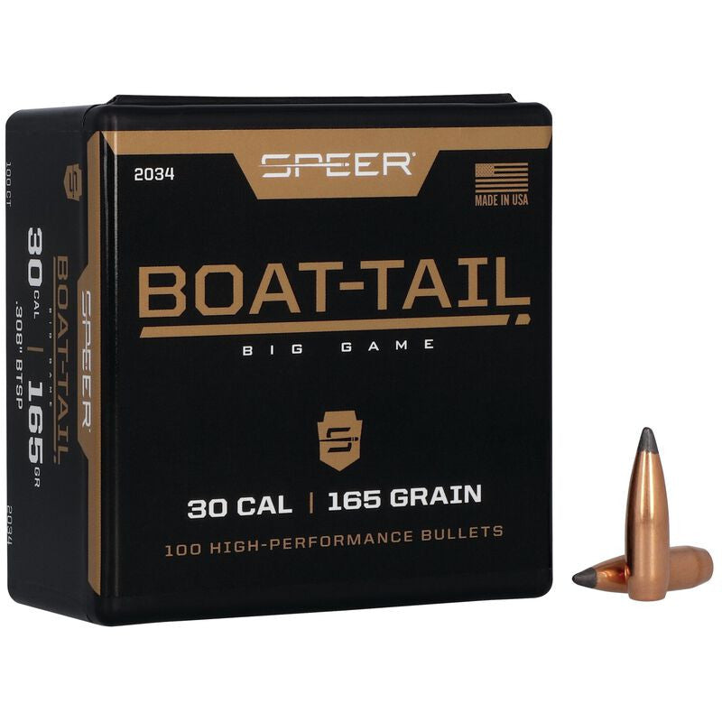 PUNTAS DE BALA SPEER BOAT-TAIL - .308" - 165 GRAINS & .308" - 165 grains