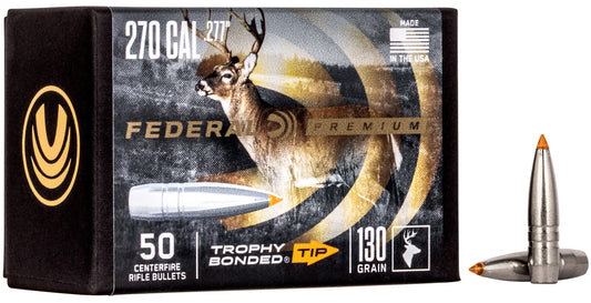 PUNTAS DE BALA FEDERAL TROPHY BONDED TIP - .277" - 130 GRAINS
