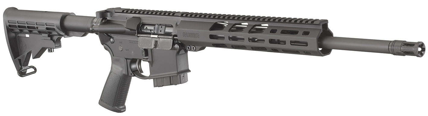 RIFLE SEMIAUTOMÁTICO RUGER AR-556 FREE-FLOAT HANDGUARD - 300 AAC BLK (1)